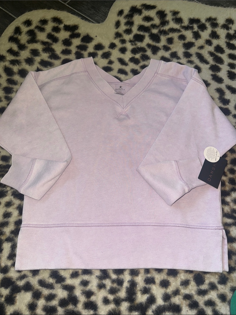 Danskin woman’s Light Lavender Pullover Sweatshirt